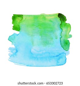 Abstract hand drawn watercolor background. Vector illustration. Grunge texture for cards and flyers design.