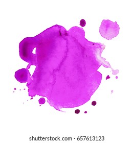 Abstract hand drawn watercolor background. Vector illustration. Grunge texture for cards and flyers design.