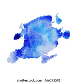 Abstract hand drawn watercolor background. Vector illustration. Grunge texture for cards and flyers design.