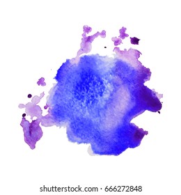 Abstract hand drawn watercolor background. Vector illustration. Grunge texture for cards and flyers design.