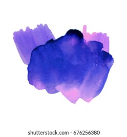Abstract hand drawn watercolor background. Vector illustration. Grunge texture for cards and flyers design.