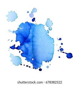 Abstract hand drawn watercolor background. Vector illustration. Grunge texture for cards and flyers design.