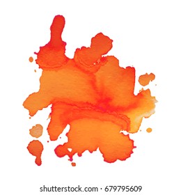 Abstract hand drawn watercolor background. Vector illustration. Grunge texture for cards and flyers design.