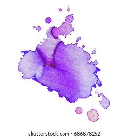 Abstract hand drawn watercolor background. Vector illustration. Grunge texture for cards and flyers design.
