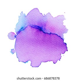Abstract hand drawn watercolor background. Vector illustration. Grunge texture for cards and flyers design.