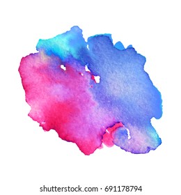 Abstract hand drawn watercolor background. Vector illustration. Grunge texture for cards and flyers design.