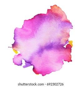 Abstract hand drawn watercolor background. Vector illustration. Grunge texture for cards and flyers design.
