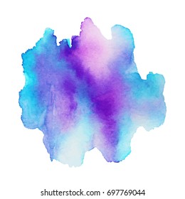 Abstract hand drawn watercolor background. Vector illustration. Grunge texture for cards and flyers design.