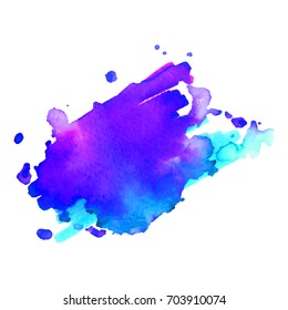 Abstract hand drawn watercolor background. Vector illustration. Grunge texture for cards and flyers design.