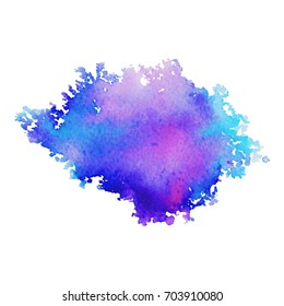 Abstract hand drawn watercolor background. Vector illustration. Grunge texture for cards and flyers design.