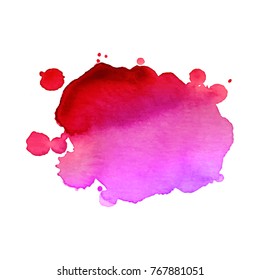 Abstract hand drawn watercolor background. Vector illustration. Grunge texture for cards and flyers design.