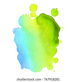 Abstract hand drawn watercolor background. Vector illustration. Grunge texture for cards and flyers design.