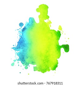 Abstract hand drawn watercolor background. Vector illustration. Grunge texture for cards and flyers design.