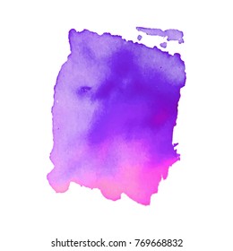 Abstract hand drawn watercolor background. Vector illustration. Grunge texture for cards and flyers design.