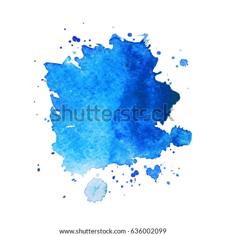 abstract hand drawn watercolor background vector stock vector