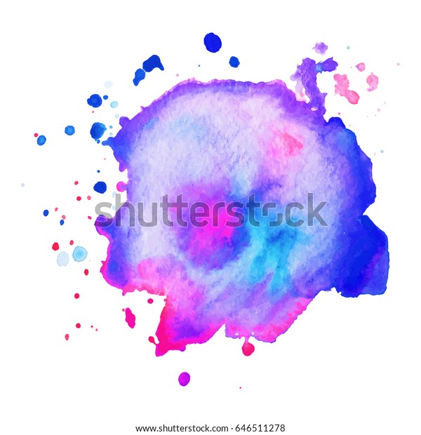 Abstract Hand Drawn Watercolor Background Vector Backgrounds