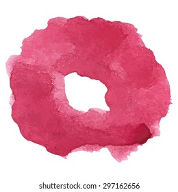 Abstract hand drawn watercolor isolated flower Abstract hand drawn watercolor isolated flower