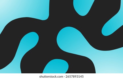 Padrão abstrato de ondas desenhadas à mão. Ilustração de vetor. Vektor