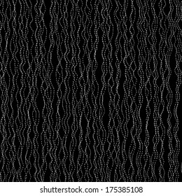 Abstract hand drawn wavy background. Seamless vector pattern.