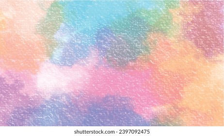Abstract hand paint brush stroke and stain backdrop watercolor splash background vector illustration.