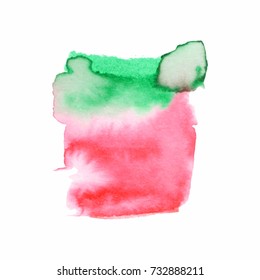 Abstract hand paint watercolor background ,vector illustration, stain watercolors colors on wet paper. Watercolor composition used for scrapbook elements or print, design, web, label.