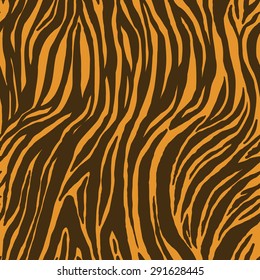 Abstract hand painted background. Vector animal skin on yellow background. Seamless pattern.