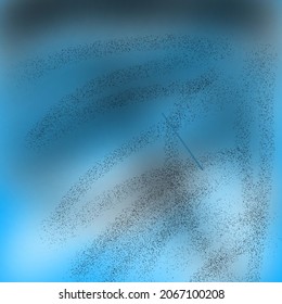 Ilustraciones abstractas de mano pintadas para postales, banner de medios sociales, diseño de portada de folletos o fondo de decoración de paredes. Pintura Resumen Moderna. Patrón de vector