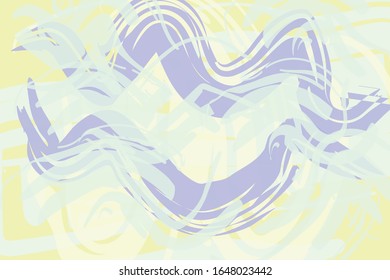 Fondo Azul Y Blanco De La Tinta Pintada A Mano Abstracta