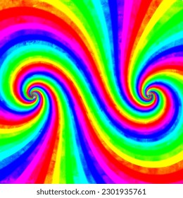 abstract hand painted psychedelic swirl background 