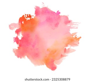 abstrakter handgemalter, weicher Aquarell, strukturierter Hintergrund