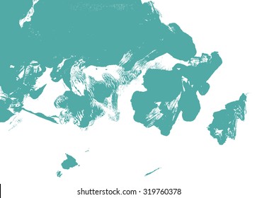 Abstract hand painted spot brush splash background