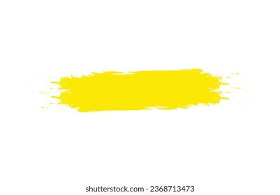 Abstract hand painted textured ink brush background with geometric frame, isolated strokes with dry rough edges