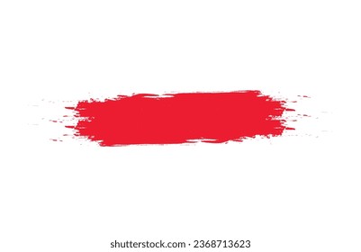 Abstract hand painted textured ink brush background with geometric frame, isolated strokes with dry rough edges