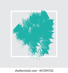 Abstract hand painted textured ink brush background