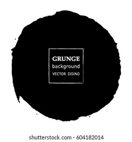 Abstract hand painted textured ink brush background, isolated strokes with dry rough edges