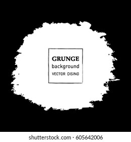 Abstract hand painted textured ink brush background, isolated strokes with dry rough edges

