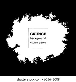 Abstract hand painted textured ink brush background, isolated strokes with dry rough edges


