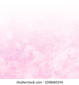 Abstract hand painted watercolor background in pinkish color, vector illustration