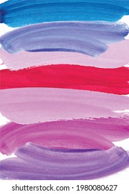 Abstract hand painted watercolor brush stroke background.