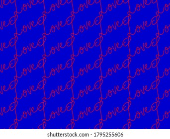 Resumen De La Mano Escritura Diagonal De Amor Textos Patrón Vector Sin Maravilla Fondo Aislado 