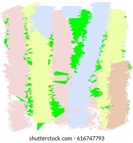 Abstract hand writing textures in green and blue and yellow and pink and brown tones, design for postcards and banners and flyers and posters