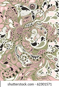 Abstract hand-drawn background