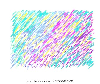 Abstract hand-drawn background, vector illustration