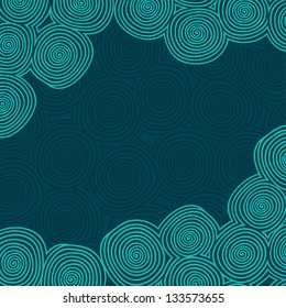 Abstract hand-drawn background. Vector illustration