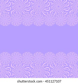 Abstract hand-drawn creative background of stylized flowers in light mauve and pale pink colors. Vector illustration.