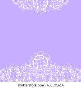 Abstract hand-drawn creative background of stylized flowers. Vector illustration.