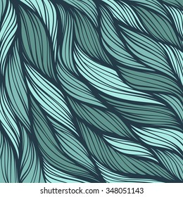 Abstract hand-drawn hair pattern background