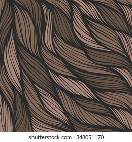 Abstract hand-drawn hair pattern background