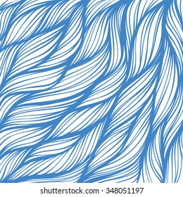 Abstract hand-drawn hair pattern background