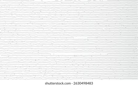 Abstract Hand-Drawn Lines on White Background, Unique Gray Horizontal Strokes, Simple Striped Pattern for Creative Design Projects and Versatile Artistic Use